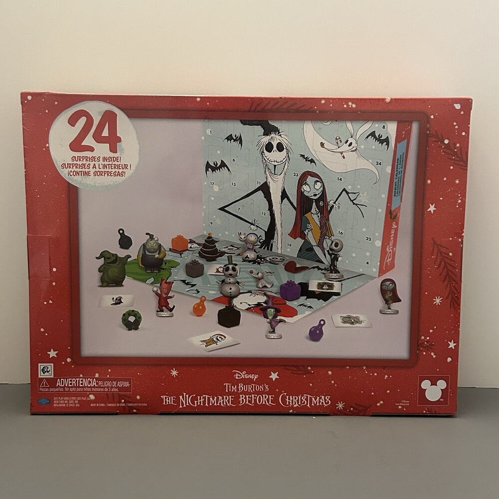 Tim Burton Nightmare Before Christmas Advent Calendar 24 Pieces Holiday Disney - Picture 3 of 5